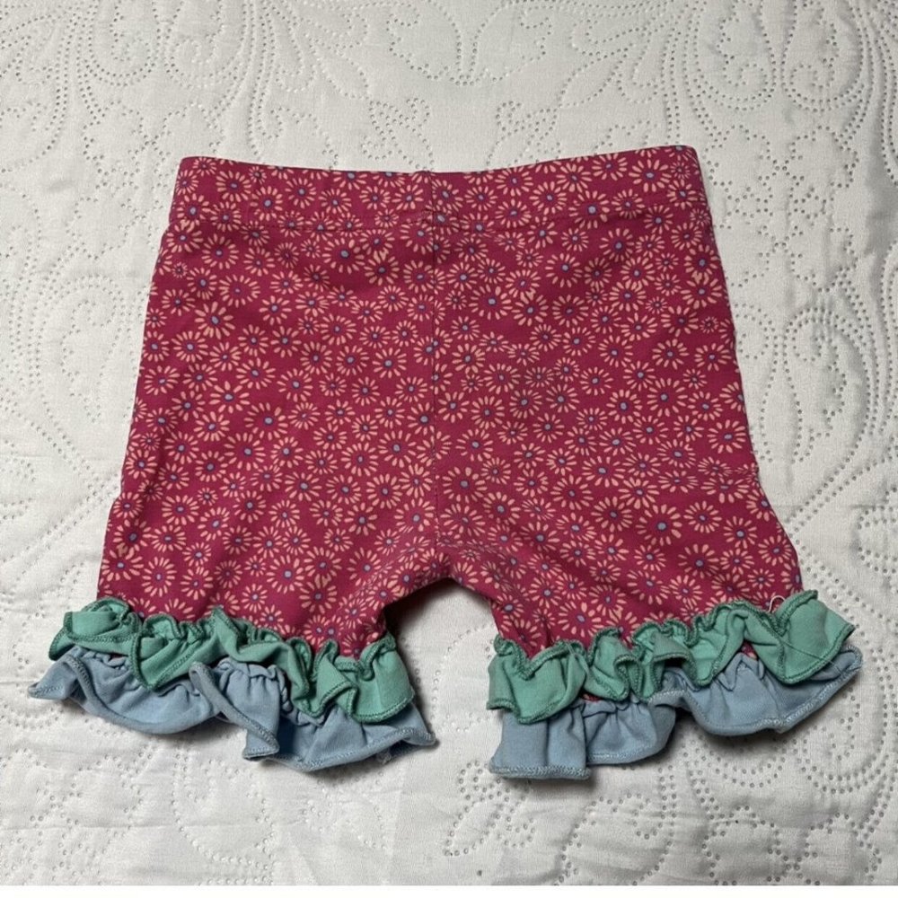 Wildflowers Patterned Ruffle Shorties Size 2 - Picture 3 of 4